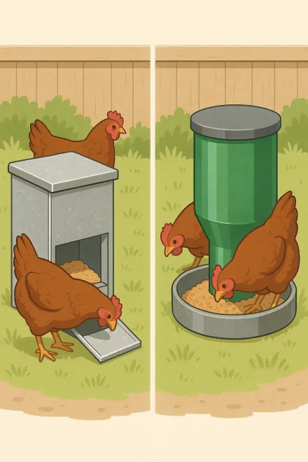 How to choose an automatic chicken feeder