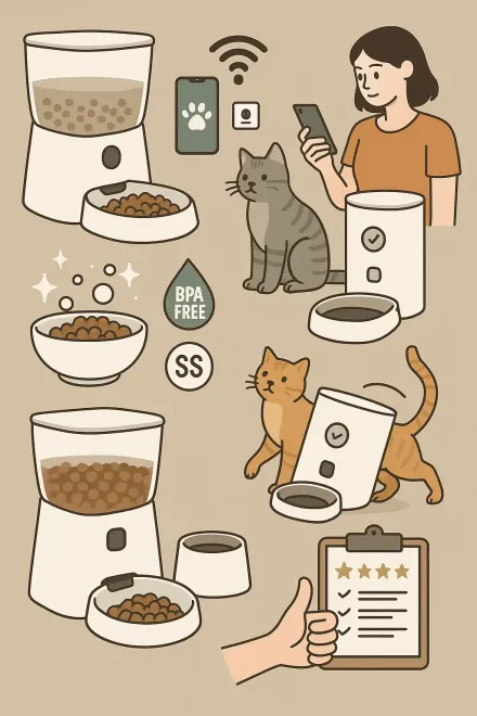 Choosing the right smart feeder for cats