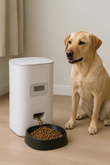 How an automatic dog feeder works