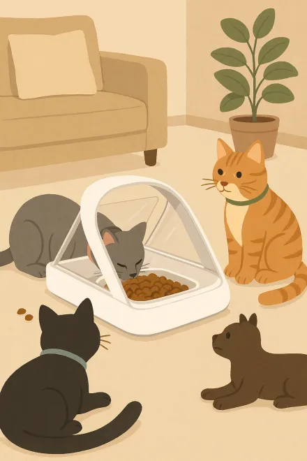 Benefits of a microchip cat feeder