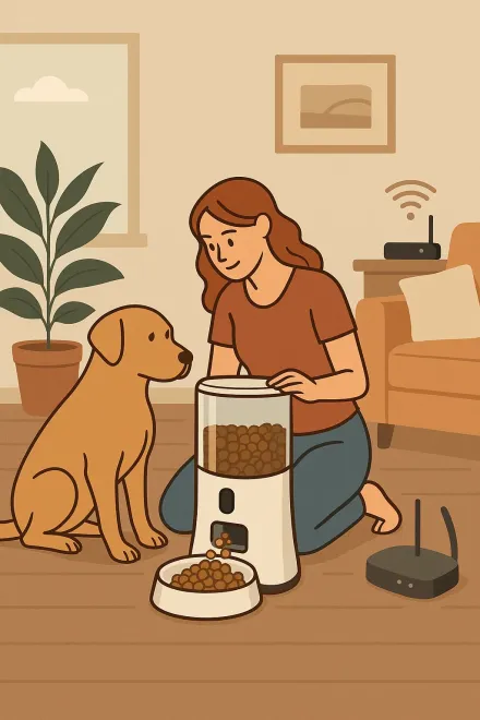 Benefits of using an automatic feeder for dogs