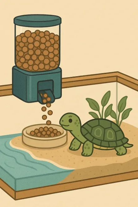 Benefits of an automatic turtle feeder