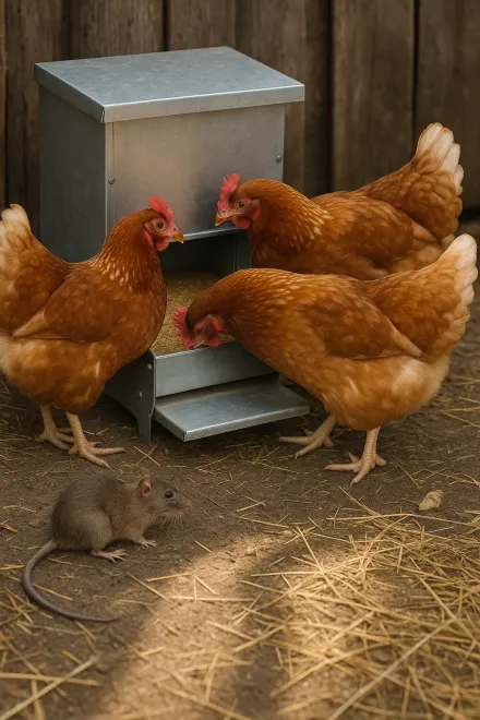 Advantages of rat-proof feeders in coops