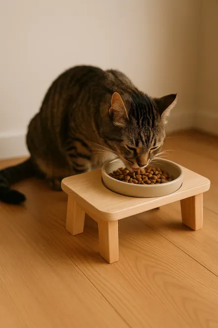 Benefits of an elevated cat bowl