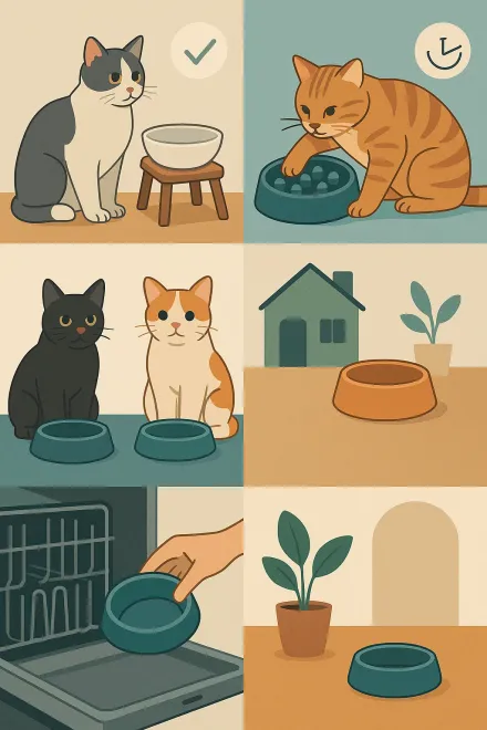 How to choose a cat bowl