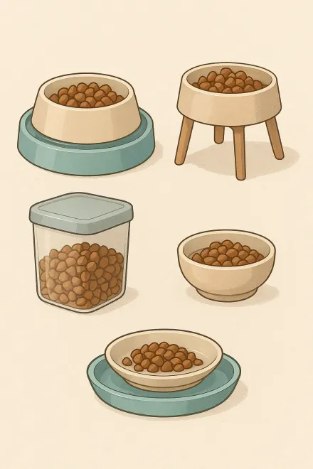 Types of ant-proof cat feeders