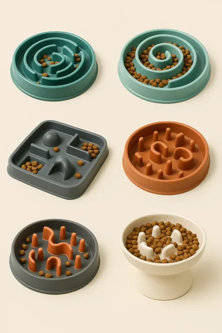 Types of slow feeders for cats