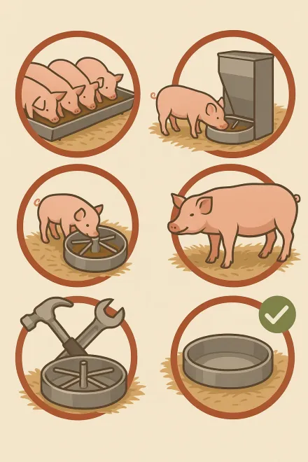 Tips for choosing pig feeders