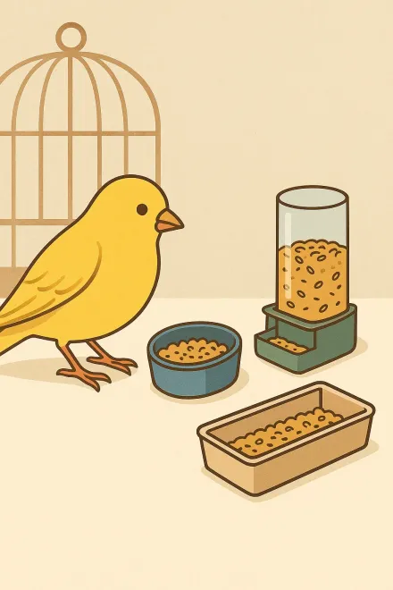 Choosing the right canary feeder