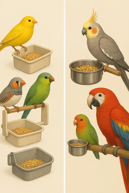 How to choose the right bird cage feeder