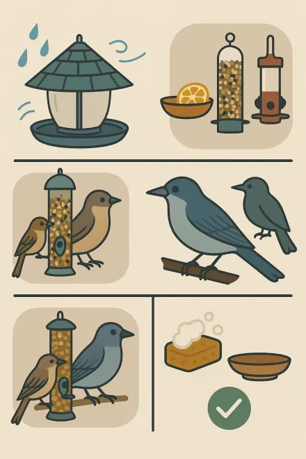 How to choose a bird feeder