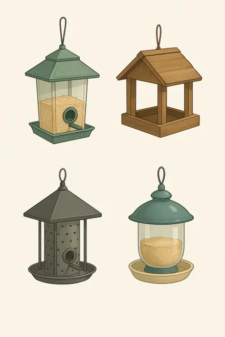 Bird feeder materials