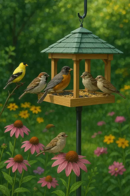 Benefits of garden bird feeders