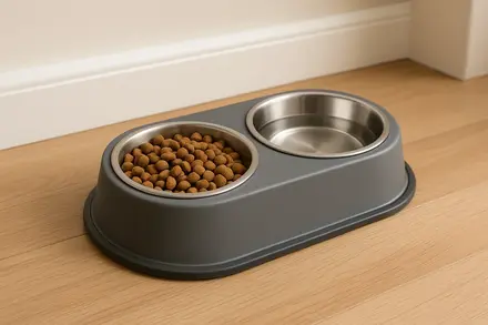 Indoor feeder with non-slip base