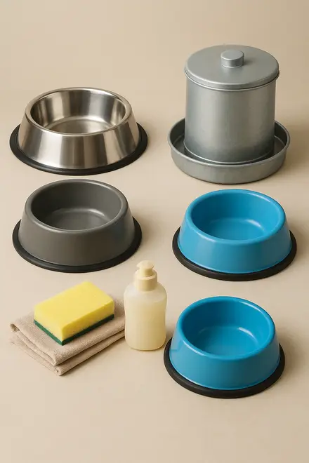 Feeders, materials and cleaning