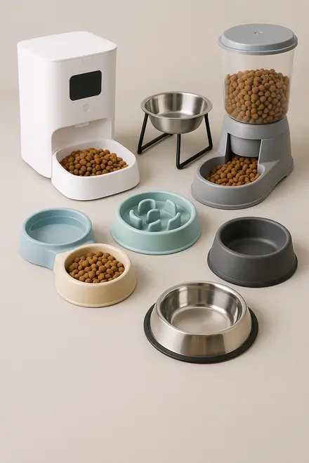 Feeder types: automatic, elevated, double and hopper